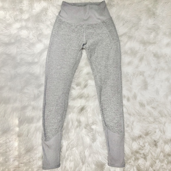 Alo Yoga High-Waist Alosoft Lounge Legging, Athletic Heather Grey - Picture 3 of 8